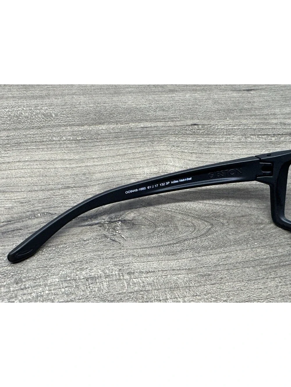 Oakley Gibston OO9449-1660 Matte Black Blue Sunglasses 61[]17-132 *FRAMES ONLY